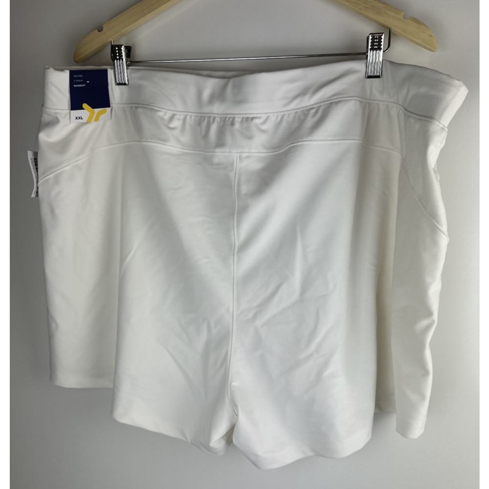 NWT Old Navy High Waisted PowerSoft Shorts White 3" inseam Women's Size XXL - Picture 10 of 11